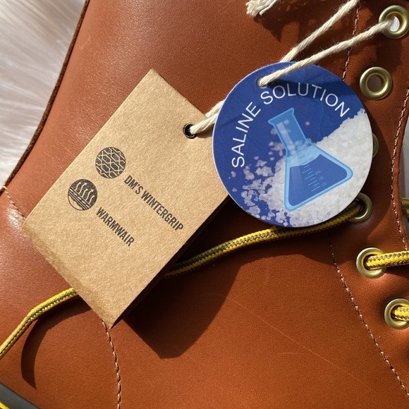 ❄️ DR MARTENS 1460 Wintergrip Leather Lace up boots in tan blizza… - Picture 7 of 17